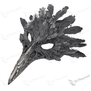 Devil Bird Beak Feather Party Mask Plague Doctor